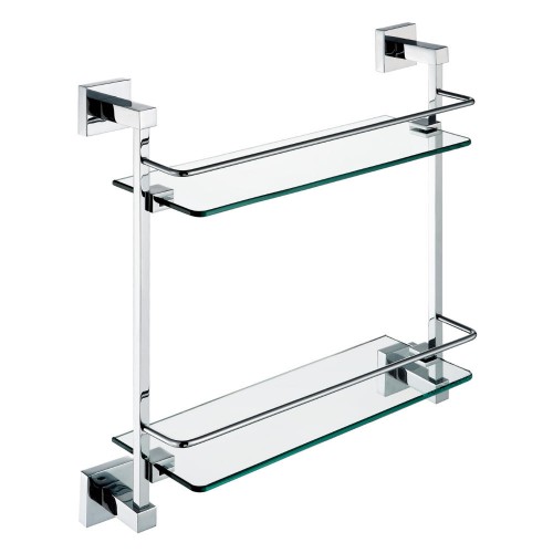 Zenith Double Glass Shelf