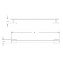 Kalypso 24" Single Towel Bar