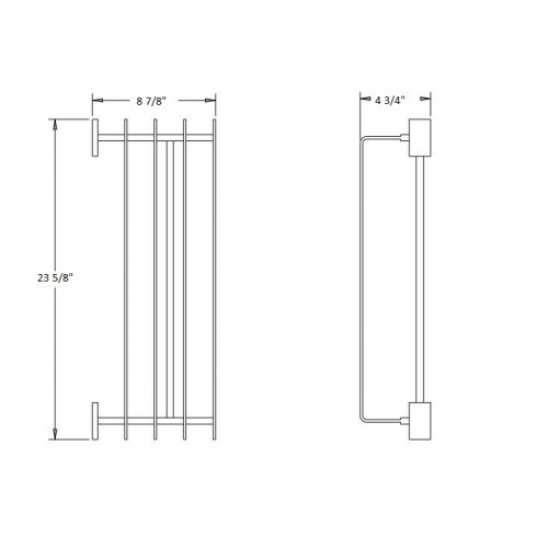 Kalypso Double Bath Towel Shelf