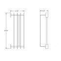 Kalypso Double Bath Towel Shelf