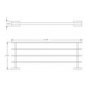Kalypso Single Bath Towel Shelf