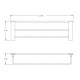 Pallas Double Bath Towel Shelf