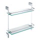 Pallas Double Glass Shelf