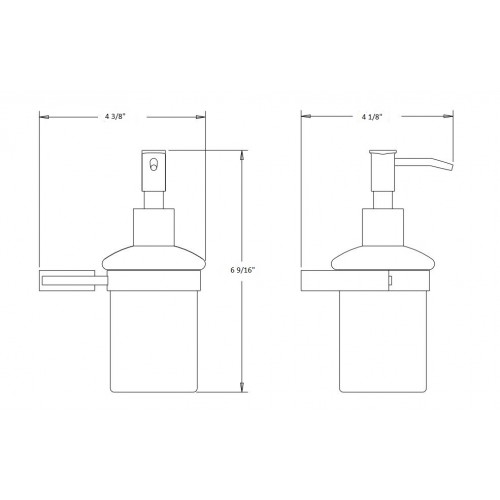 Empyrean Liquid Soap Containers and Soap Dish Holders Virta Toronto