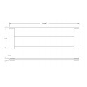 Pallas Single Bath Towel Shelf