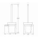 Pallas Toilet Brush Holder