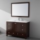 Hampton Floor Mount 60" Single Sink Vanity