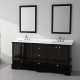 Charm Floor Mount 72'' Double Sink Vanity