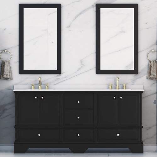 Charm Floor Mount 72'' Double Sink Vanity