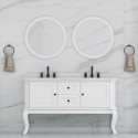 Tempo Floor Mount 60" Double Sink Vanity
