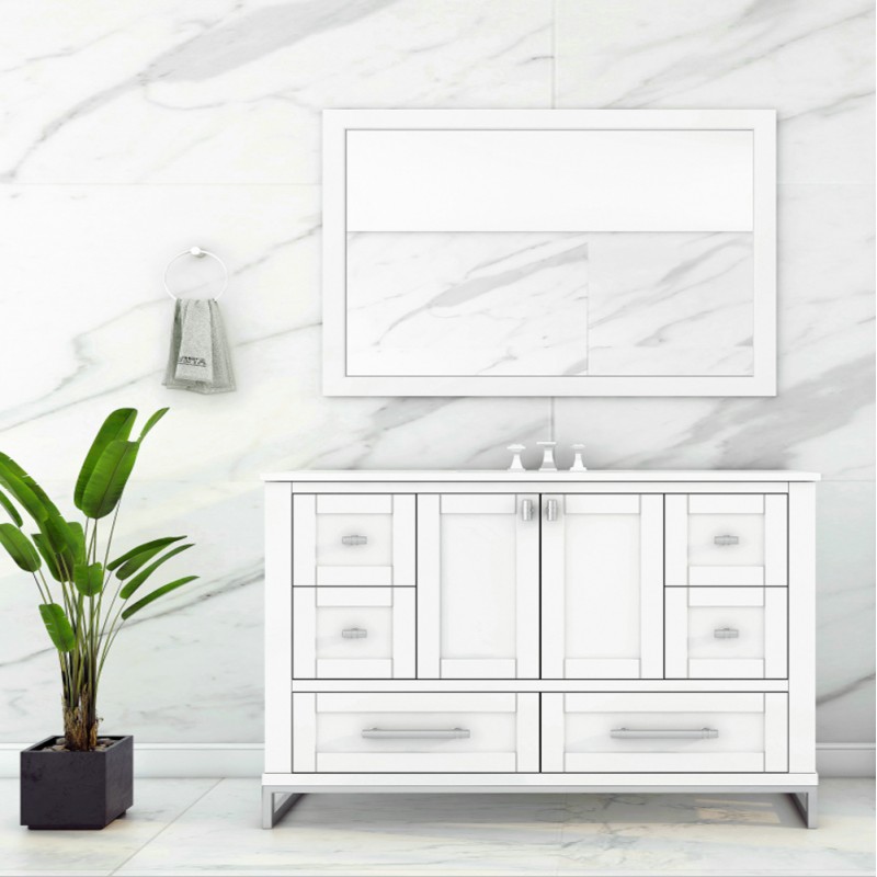 Hampton Floor Mount 60" Single Sink Vanity