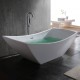 Viola Freestanding Solid Surface Stone 67&quot; Tub