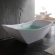 Viola Freestanding Solid Surface Stone 67" Tub