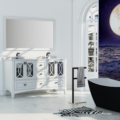 Romance Floor Mount 60" Double Sink Vanity