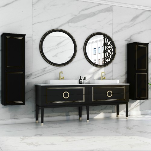 Sarah Floor Mount 72" Double Vessel Sink Vanity