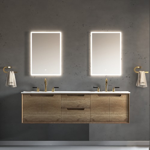 Ashley Wall Hung 72" Double Sink Vanity