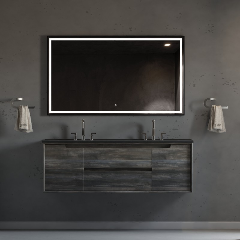 Ashley Wall Hung 60" Double Sink Vanity