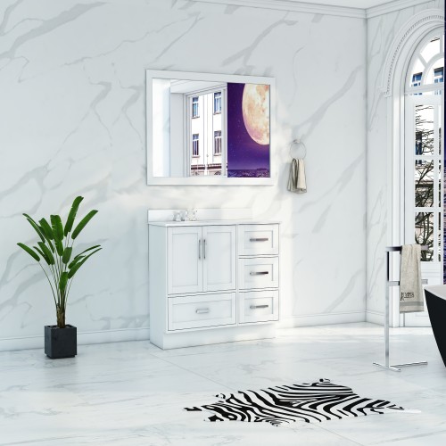 Flow Floor Mount 34" Single Sink Vanity