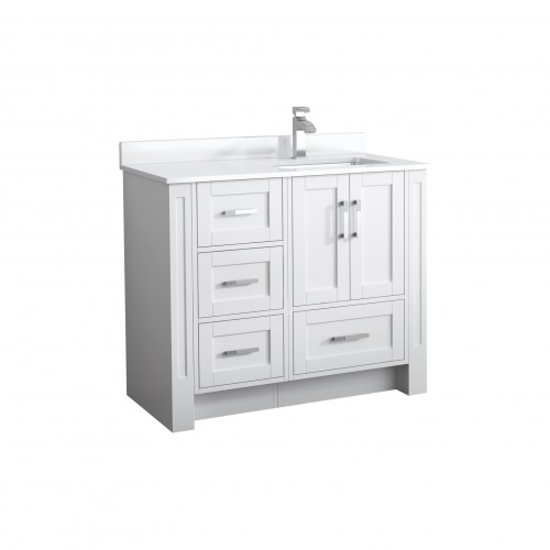 Flow Floor Mount 40" Single Sink Vanity