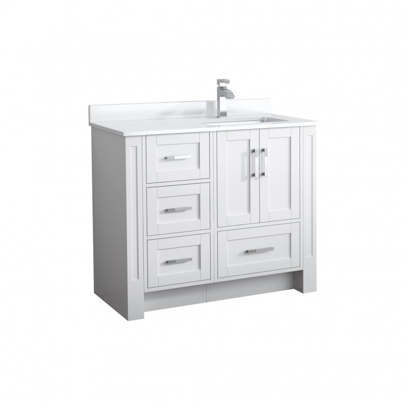Flow Floor Mount 40 314203 Single, 40 Bathroom Vanity With Sink Canada