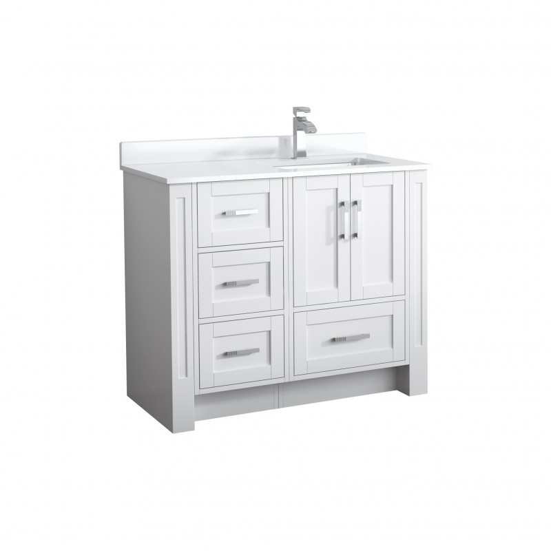 Flow Floor Mount 40 314203 Single Sink Vanity Freestanding Bathroom Vanities Toronto Canada Virta Flow Floor Mount 40 314203 Single, 40 Bathroom Vanity With Sink Canada
