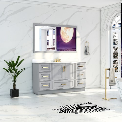 Flow Floor Mount 58" Vanity