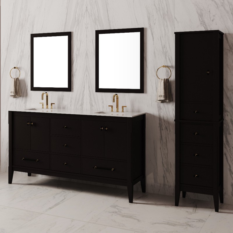 Essence Floor Mount 60" Double Sink Vanity