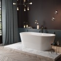 Barcelona Freestanding Acrylic 59” Tub - Bathtubs White - Toronto, Canada | Virta Luxury Bathroom Furniture
