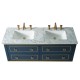 Bluestar 60" Double Sink Vanity