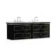 Blackstar 60&quot; Double Sink Vanity