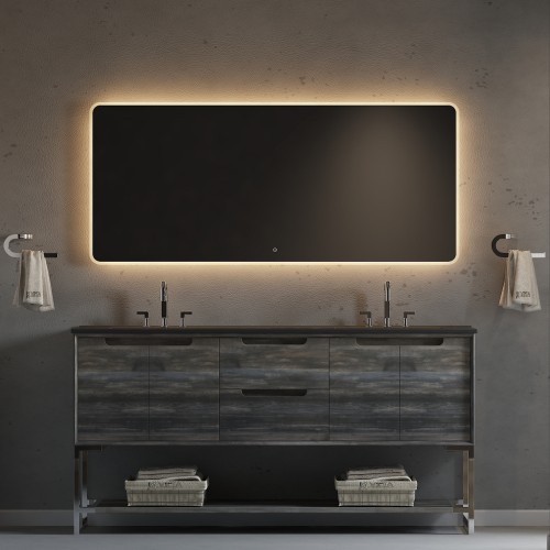 Ashley Floor Mount 72" Double Sink Vanity