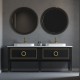 Sarah Floor Mount 60" Double Vessel Sink Vanity