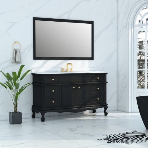 Madera Floor Mount 60" Single Sink Vanity