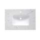 Virta Quartz Carrara Vanity Countertop