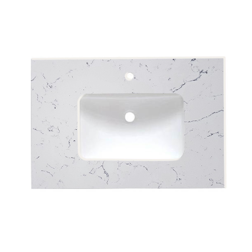 Virta Quartz Carrara Vanity Countertop – Vanity Top - Toronto, Canada |  Virta Luxury Bathroom Furniture