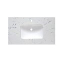 Virta Quartz Carrara Vanity Countertop