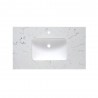 Virta Quartz Carrara Vanity Countertop