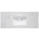 Virta Quartz Carrara Vanity Countertop