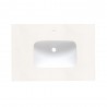 Virta Quartz Snow Vanity Countertop