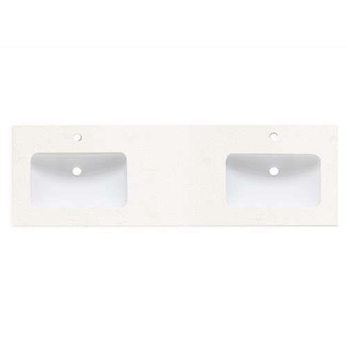 Virta Quartz Snow Vanity Countertop