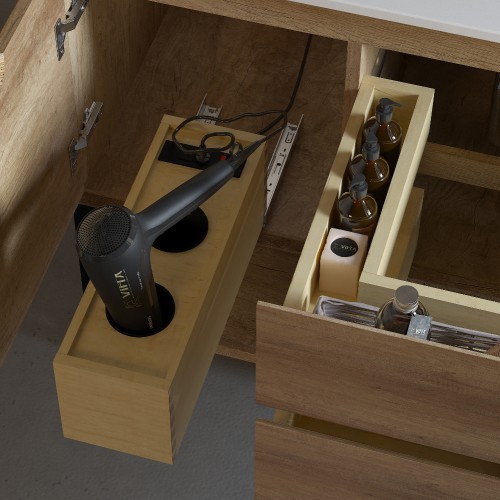 Ashley Floor Mount 60" Double Sink Vanity