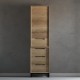 Madera Solid Wood 18&quot; Linen Tower