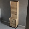 Madera Solid Wood 18" Linen Tower