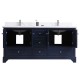 Dalia Floor Mount 72'' Vanity