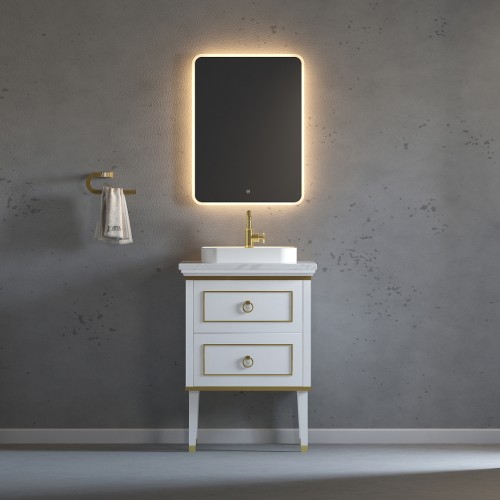 Whitestar Floor Mount 24" Single Sink Vanity