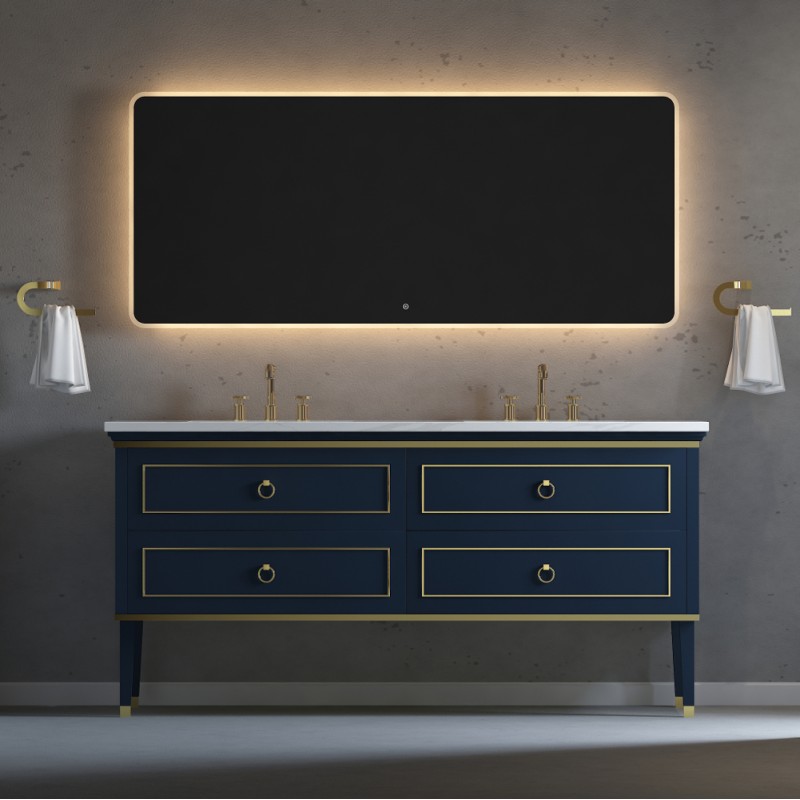 Bluestar 72" Double Sink Vanity