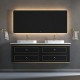 Blackstar 72&quot; Double Sink Vanity