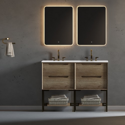 Ashley Floor Mount 49" Double Sink Vanity