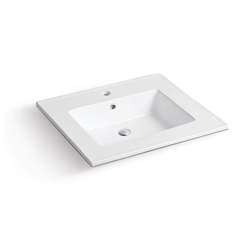 Virta 22" Depth Porcelain White Vanity Countertop