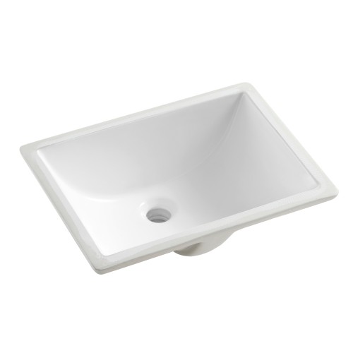 Virta 18" Rectangular Undermount Porcelain Sink